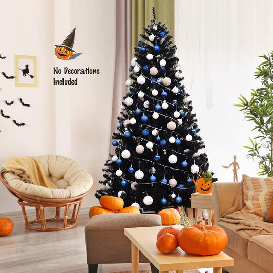 2.25M Christmas Tree, Artificial Black Christmas Tree