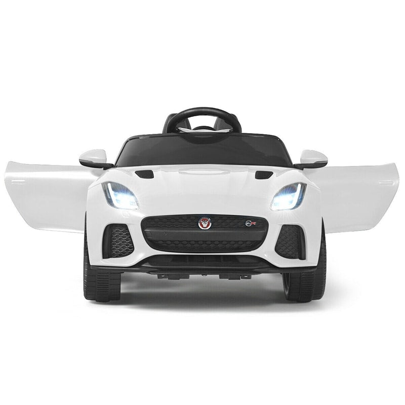 12V Kids Ride-On Car, Licensed Jaguar F-Type SVR Electric Vehicle with Remote Control, Lights, MP3, Motorized Car, Gift for Boys & Girls