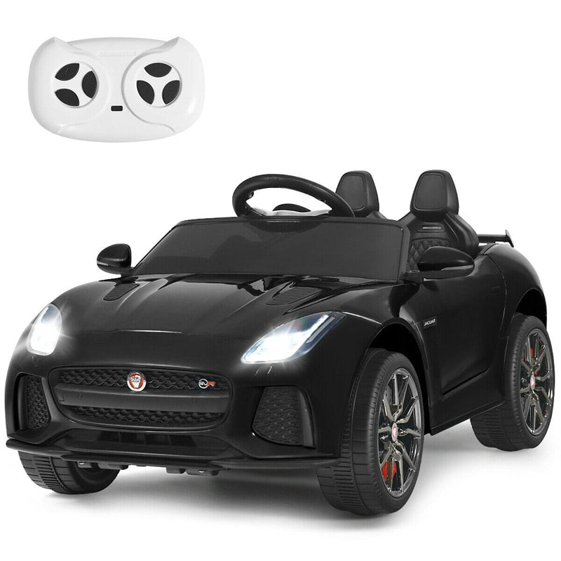 12V Kids Ride-On Car, Licensed Jaguar F-Type SVR Electric Vehicle with Remote Control, Lights, MP3, Motorized Car, Gift for Boys & Girls