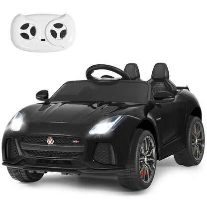 12V Kids Ride-On Car, Licensed Jaguar F-Type SVR Electric Vehicle with Remote Control, Lights, MP3, Motorized Car, Gift for Boys & Girls
