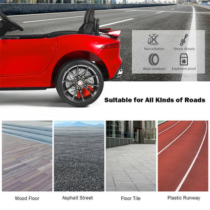 12V Kids Ride-On Car, Licensed Jaguar F-Type SVR Electric Vehicle with Remote Control, Lights, MP3, Motorized Car, Gift for Boys & Girls