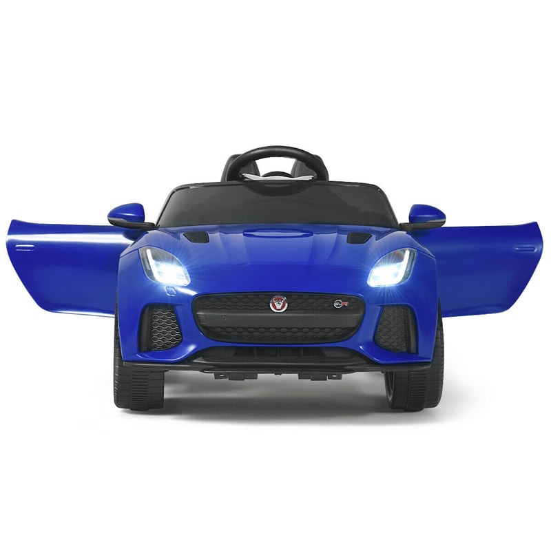 12V Kids Ride-On Car, Licensed Jaguar F-Type SVR Electric Vehicle with Remote Control, Lights, MP3, Motorized Car, Gift for Boys & Girls