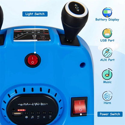 12V Bumper Car for Toddlers, Kids Electric Ride On Bumper Car with Remote Control, 360 Degree Spin, Dual Joystick & Flashing LED Lights