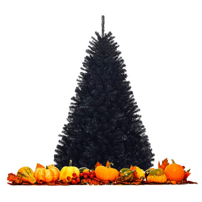 1.8m/2.25M Christmas Tree, Artificial Black Christmas Tree